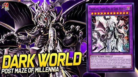 Deck Dark World Post Maze Of Millennia Edopro Replays Decklist