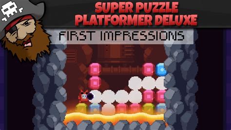 The Pixel Pirate Plays Super Puzzle Platformer Deluxe Youtube