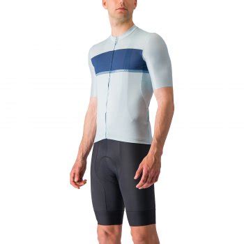 Castelli Tradizione Kurzarmtrikot Herren Winter Sky Belgian Blue