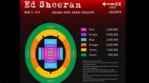 Cara Beli Tiket Konser Ed Sheeran Di Jakarta Cek Harganya Tersedia