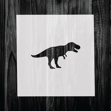 T Rex Stencil - Etsy