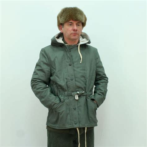 Grey Padded Parka Ww German Winter Reversible To White Jacket By Rum