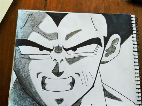 Vegeta Sketch : r/AnimeSketch