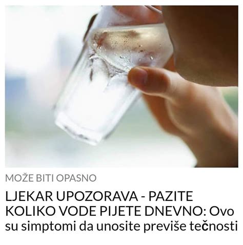 Pogledajte Koji Su Simptomi Da Unosite Previ E Te Nosti Good Health