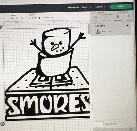 S Mores Smores Svg Marshmallow Snowman Svg Camping Svg Fall Svg