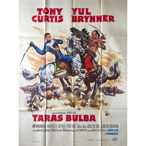 TARAS BULBA French Movie Poster 47x63 In 1962