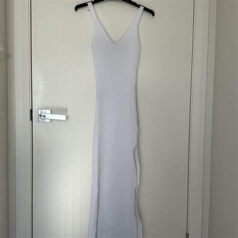 Glassons Knit Side Split Midi Dress Depop