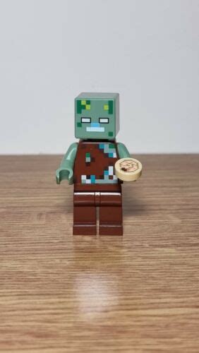 Lego Minecraft Minifigure Drowned Zombie Brand New Min088 EBay