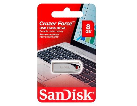 MEMORIA USB SANDISK CRUZER FORCE 8GB METAL GR Soluciones