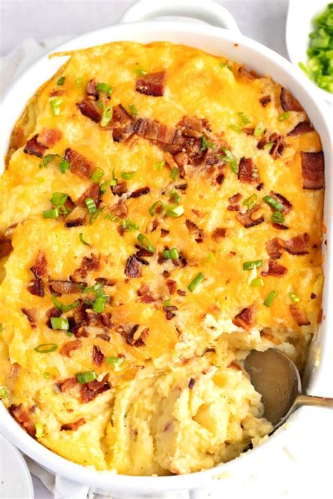 Loaded Mashed Potatoes Ultimate Recipe Insanely Good