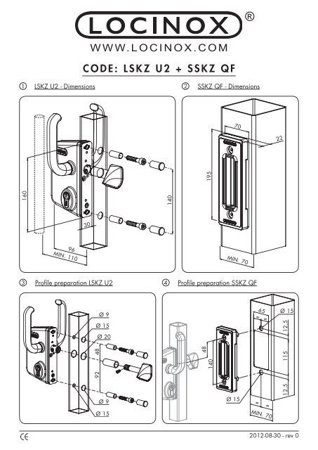 Locinox Sliding Gate Lock - Rolling Center