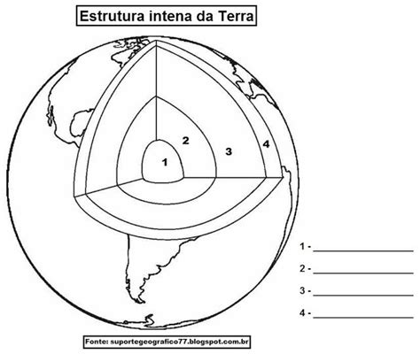 Exercicios Estrutura Da Terra 6 Ano Várias Estruturas