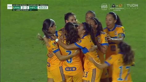 Gol Semiol Mpico Lizbeth Ovalle Empata Para Tigres Con El Tudn