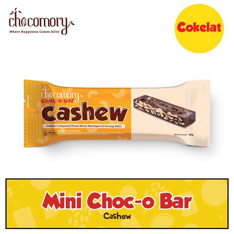 Jual Chocomory Mini Choco Bar Cashew G Shopee Indonesia