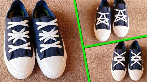 3 Creative ways to tie Shoe Laces | Shoe lace tying techniques, How to ...