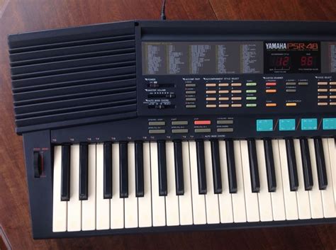 Yamaha Psr 48 Vintage Keyboard 1990 With 61 Keys Custom Drummer And