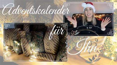 DIY Adventskalender für den Freund Inhalt Verpackungsideen Tipps