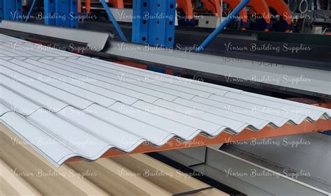 Colorbond Corrugated Roofing 0 42bmt Single Side Colour