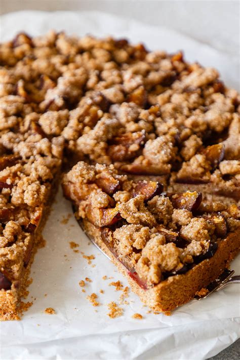 Vollkorn Pflaumenkuchen Mit Streuseln