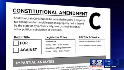 Not sure how to vote? The pros and cons of Amendment "C" | KUTV