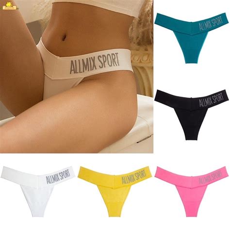 5 Women Panty Seamless Sexy Sports Thong Panties Underwear Brand New Fitnesshot New Product