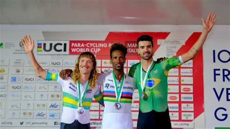 Lauro E Gilmara Bronze Na Copa Do Mundo De Paraciclismo