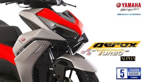 WOW Yamaha Aerox Alfa Turbo 2025 Hadir Dengan Mesin Turbo Siap Libas