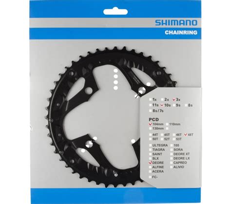 Plateau 48d Shimano Deore FC M610 10V Le Hollandais Vélo