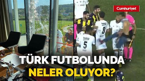 TFF ye saldırı futbolcuya uçan tekme Türk futbolunda neler oluyor