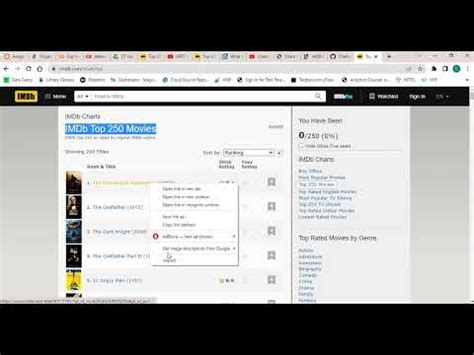 Web Scraping Using Github Copilot Top 250 IMDB Movies YouTube