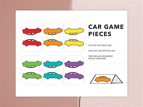 Printable Game Pieces, Board Game Pieces Template, Board Game Pieces ...