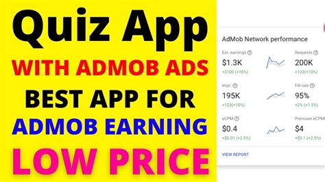 Google Admob Earning App Quiz App For Google Admob Google Admob