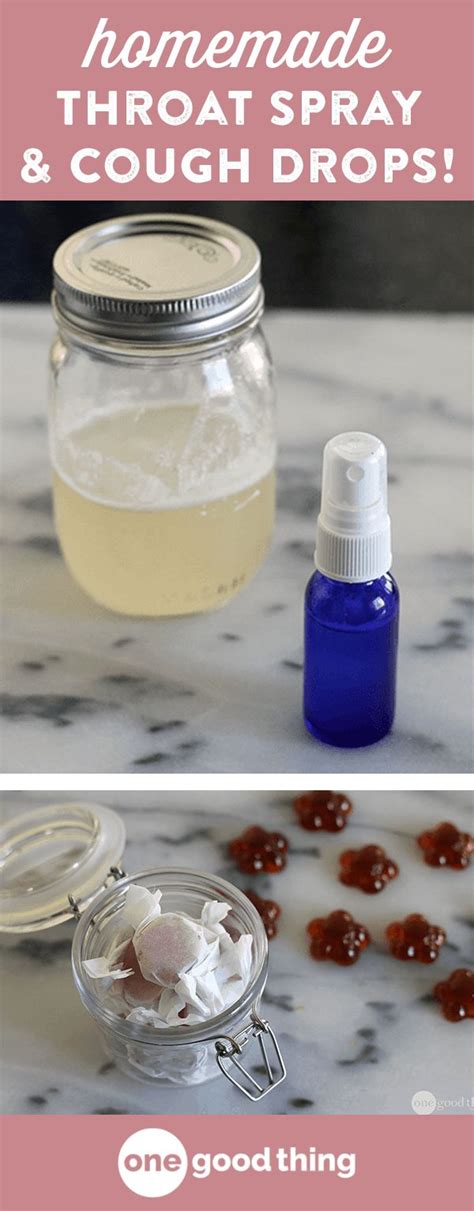 Natural Remedy Double-Header: Homemade Throat Spray & Cough Drops ...