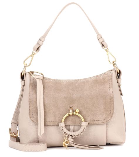 See By Chloé Joan Small Leather Crossbody Bag In Natural Lyst