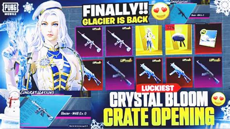 UMP GLACIER ULTIMATE CRATE OPENING M416 GLACIER AKM GLACIER CRATE