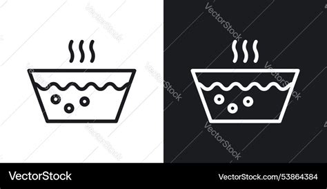 Hot Water Icon Set Royalty Free Vector Image VectorStock