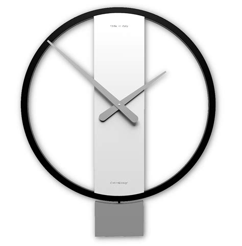 CalleaDesign Kurt Orologio A Pendolo Design Moderno Legno Color Bianco