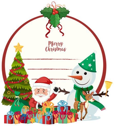 A merry christmas card template 588854 Vector Art at Vecteezy