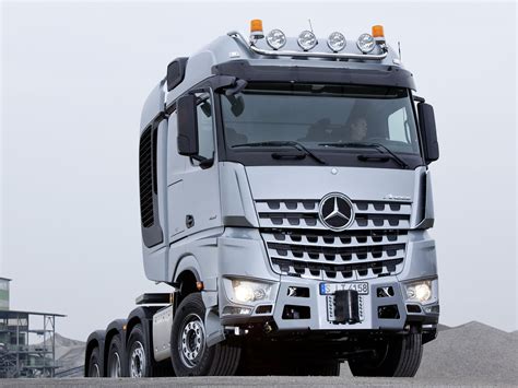 2014 Mercedes Benz Arocs 4158 Slt Semi Tractor Wallpapers Hd