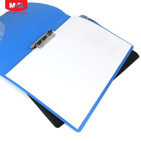 1 Pcs A4 Clip File Folder Double Clip Board File Folder Portable ...