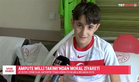 Özel Haber Ampute Milli Takımı ndan Depremzede Çocuklara Moral