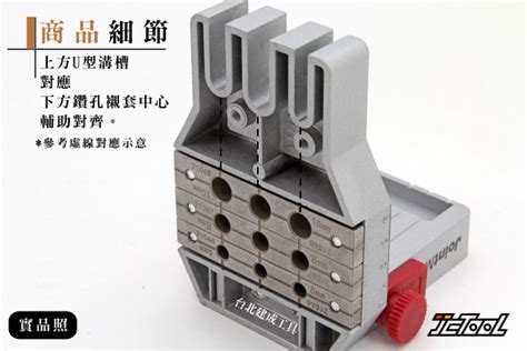 Milescraft 木釘鑽孔定位套裝組 1384 台北建成工具 Jctool