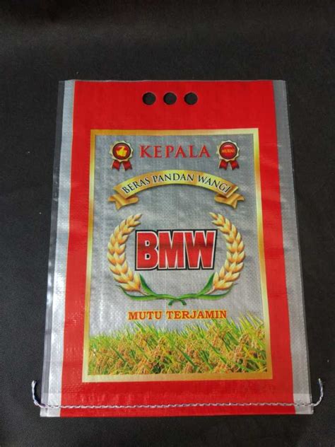 Jual Karung Beras Laminasi Bmw Kg Ukuran X Cm Isi Pcs Di