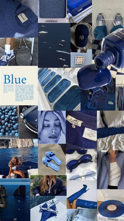 Blue Aesthetic Collage