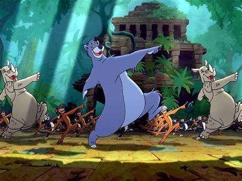 Jungle Book Mowgli And Baloo Dancing