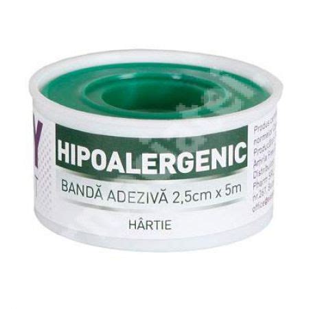 Banda Adeziva Din Hartie Hipoalergenica Cm X M Easy Farmacia