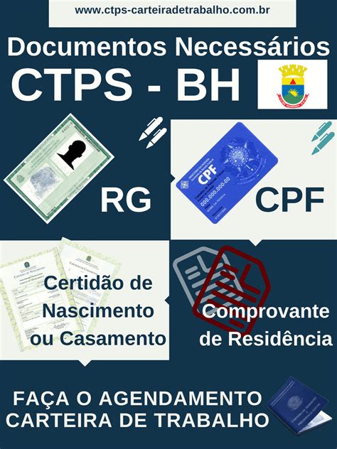 Agendamento Carteira De Trabalho BH Belo Horizonte CTPS