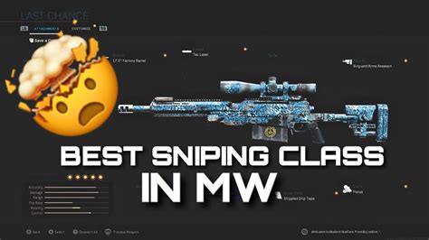 The Absolute Best Sniping Classes In Mw Modern Warfare Class Setup