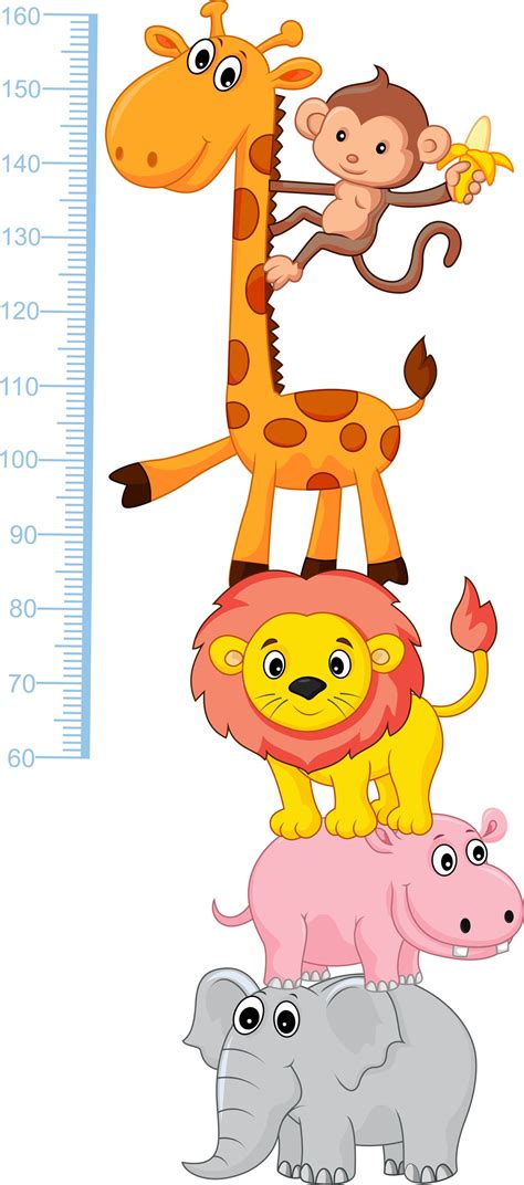 Animal Height Chart - Kidz 'n Clan