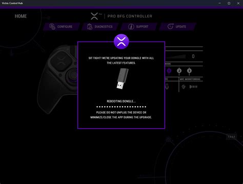 Victrix Pro BFG Controller Dongle Stuck During Update. Any Help? : r ...